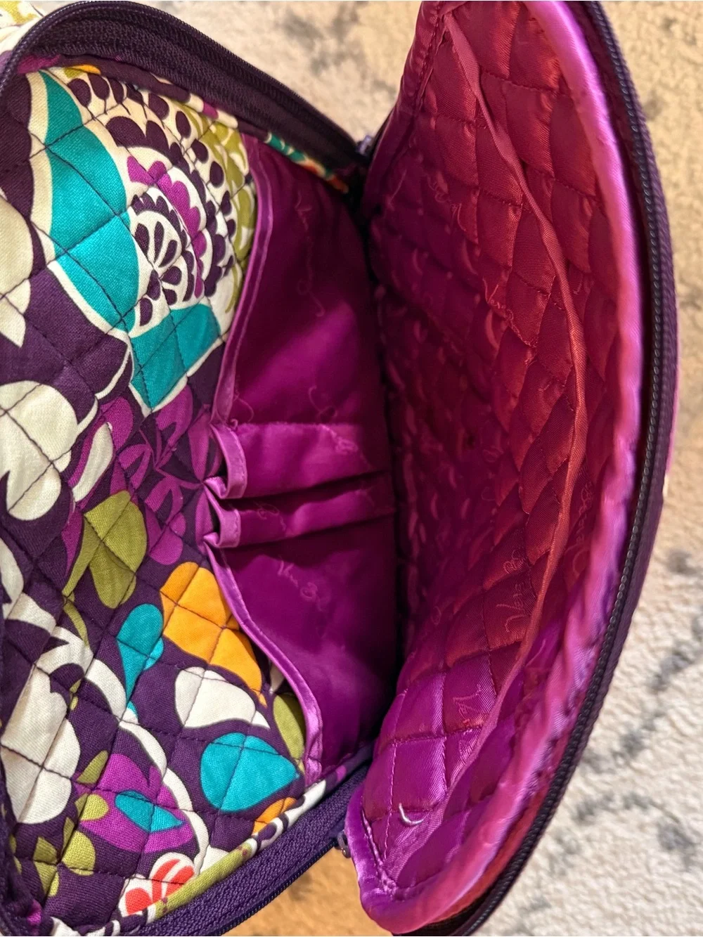 Vera Bradley vibrant quilted